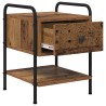 Table de chevet Bois ancien Bois d'ingénierie 627285627285