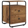 Table de chevet Bois ancien Bois d'ingénierie 627286627286