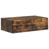 Table d'appoint murale Chêne fumé 59 x 34,5 x 17 cm 627287627287