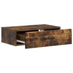 Table d'appoint murale Chêne fumé 59 x 34,5 x 17 cm 627287627287