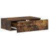 Table d'appoint murale Chêne fumé 59 x 34,5 x 17 cm 627287627287