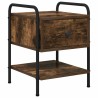 Table de chevet 2 pc Chêne fumé Bois d'ingénierie 627289627289