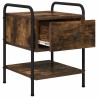 Table de chevet 2 pc Chêne fumé Bois d'ingénierie 627289627289