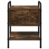 Table de chevet 2 pc Chêne fumé Bois d'ingénierie 627289627289
