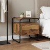 Table de chevet Bois ancien Bois d'ingénierie 627293627293