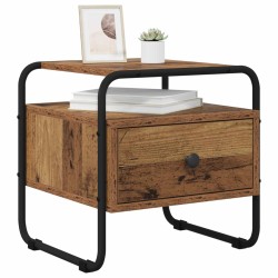 Table de chevet Bois ancien Bois d'ingénierie 627293627293