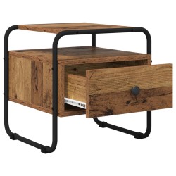 Table de chevet Bois ancien Bois d'ingénierie 627293627293