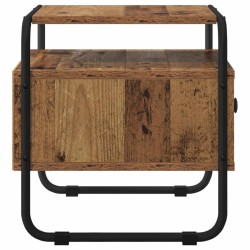 Table de chevet Bois ancien Bois d'ingénierie 627293627293