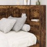 Tête de lit de rangement Chêne fumé 90 cm Bois d'ingénierie 627299627299