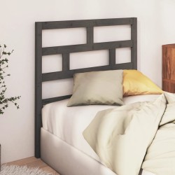 Tête de lit Gris 106x4x100 cm Bois massif de pin 627301627301