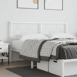 Tête de lit de remplacement métal blanc 160 cm 627302627302