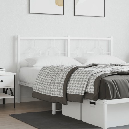 Tête de lit de remplacement métal blanc 160 cm 627302627302