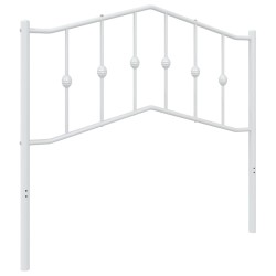 Tête de lit de remplacement métal blanc 100 cm 627303627303