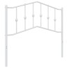 Tête de lit de remplacement métal blanc 100 cm 627303627303