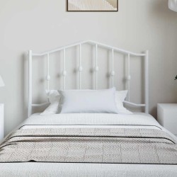 Tête de lit de remplacement métal blanc 100 cm 627303627303