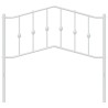 Tête de lit de remplacement métal blanc 100 cm 627303627303