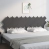 Tête de lit Gris 196x3x80,5 cm Bois massif de pin 627304627304