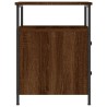 Table de chevet chêne marron 44x45x60 cm bois d'ingénierie 627307627307