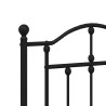 Tête de lit de remplacement métal noir 180 cm 627312627312