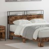 Tête de lit de rangement Chêne fumé Bois d'ingénierie 627313627313