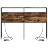 Tête de lit de rangement Chêne fumé Bois d'ingénierie 627313627313