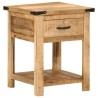 Table de chevet 40x40x50 cm bois de manguier massif 627318627318