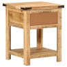 Table de chevet 40x40x50 cm bois de manguier massif 627318627318
