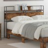 Tête de lit de rangement Chêne fumé Bois d'ingénierie 627321627321