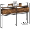 Tête de lit de rangement Chêne fumé Bois d'ingénierie 627321627321
