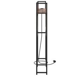 Tête de lit de rangement Chêne fumé Bois d'ingénierie 627321627321