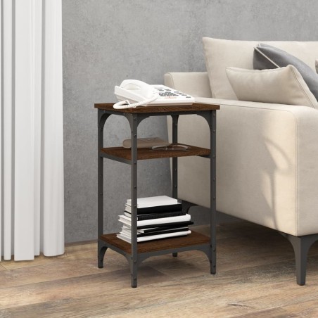 Table d'appoint Chêne marron 35x30x60 cm Bois d'ingénierie 627323627323