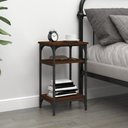 Table d'appoint Chêne marron 35x30x60 cm Bois d'ingénierie 627323627323