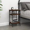 Table d'appoint Chêne marron 35x30x60 cm Bois d'ingénierie 627323627323