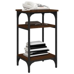 Table d'appoint Chêne marron 35x30x60 cm Bois d'ingénierie 627323627323