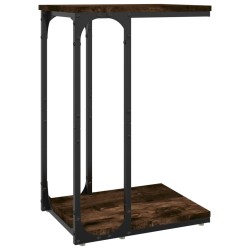 Table d'appoint Chêne fumé 40x30x60 cm Bois d'ingénierie 627324627324