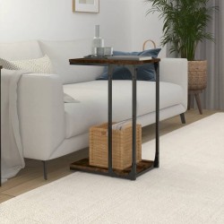 Table d'appoint Chêne fumé 40x30x60 cm Bois d'ingénierie 627324627324