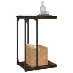 Table d'appoint Chêne fumé 40x30x60 cm Bois d'ingénierie 627324627324