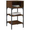 Tables de chevet 2 pcs chêne marron 35x34,5x70 cm 627325627325