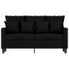 Canapé à 2 places Noir 120 cm Tissu 627327627327