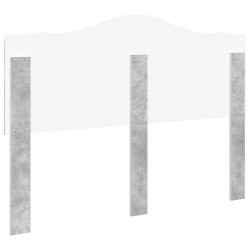 Tête de lit Gris béton Bois d'ingénierie 627328627328