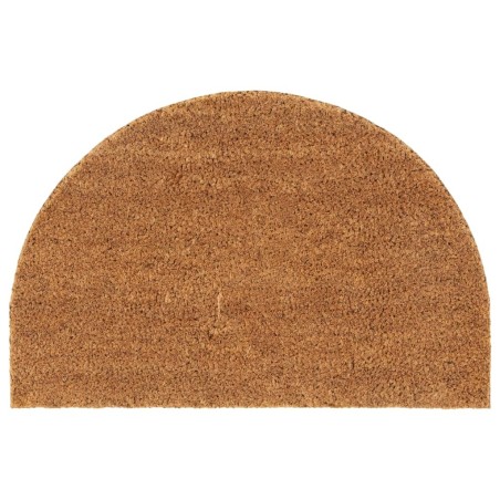 Tapis de porte naturel demi-rond 40x60cm fibre de coco touffeté 627329627329