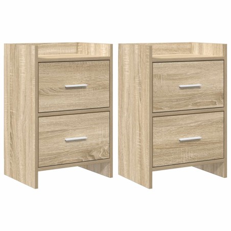 Tables de chevet 2 pcs Chêne Sonoma 40 x 30 x 60 cm 627331627331
