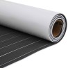 Tapis de bateau Rayé Gris foncé et blanc 240 x 90 cm EVA 627333627333