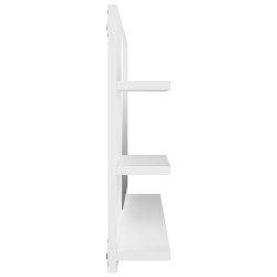 Miroir de salle de bain blanc 90x10,5x45 cm bois d’ingénierie 627334627334