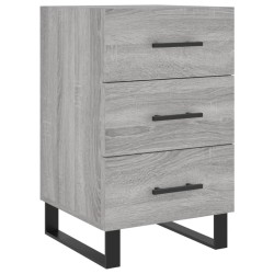 Table de chevet sonoma gris 40x40x66 cm bois d'ingénierie 627335627335