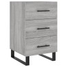 Table de chevet sonoma gris 40x40x66 cm bois d'ingénierie 627335627335