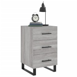 Table de chevet sonoma gris 40x40x66 cm bois d'ingénierie 627335627335