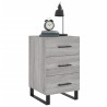 Table de chevet sonoma gris 40x40x66 cm bois d'ingénierie 627335627335