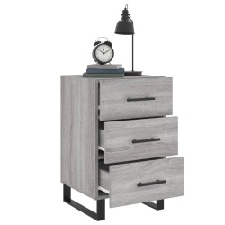 Table de chevet sonoma gris 40x40x66 cm bois d'ingénierie 627335627335
