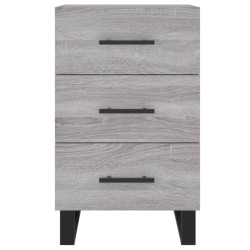Table de chevet sonoma gris 40x40x66 cm bois d'ingénierie 627335627335